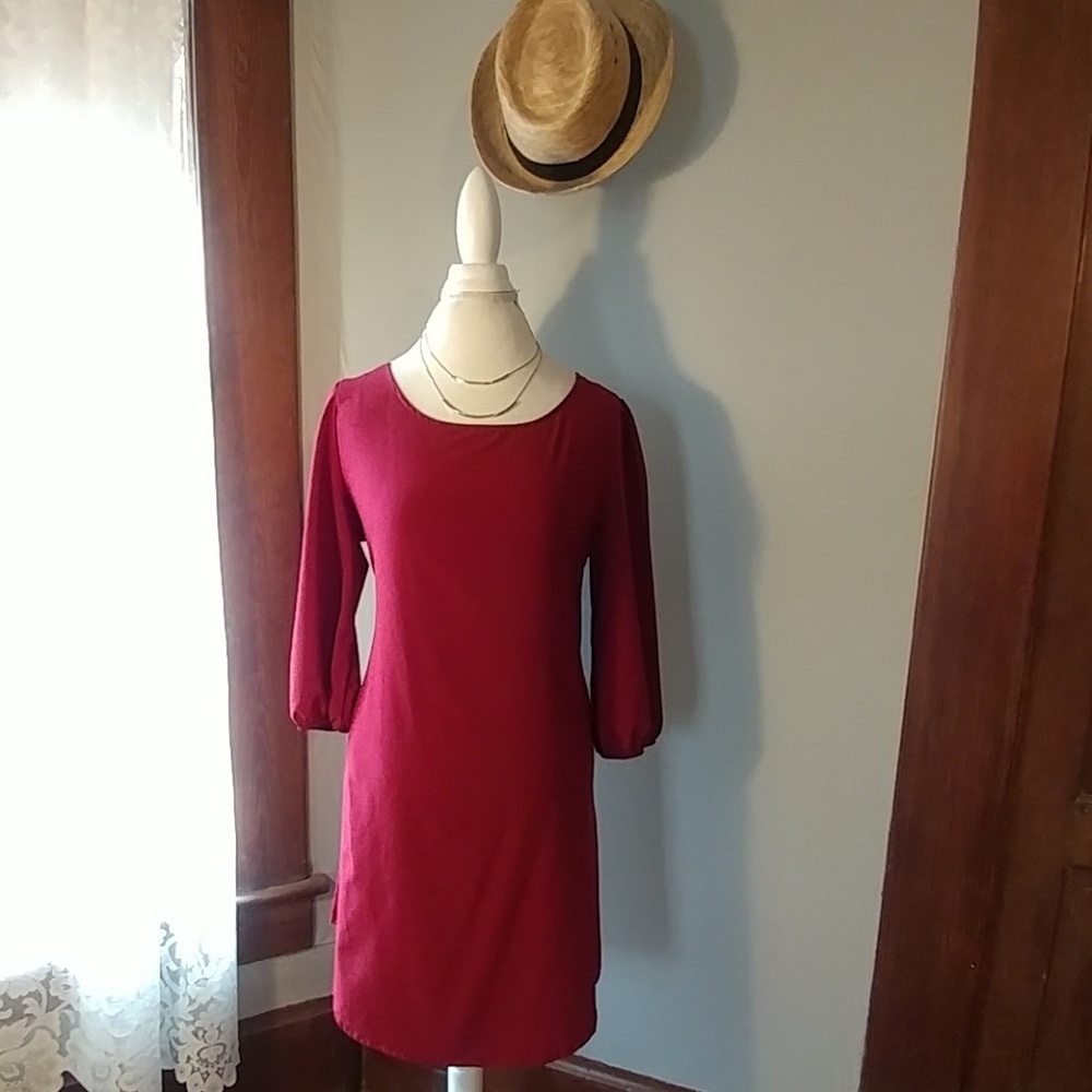 Maroon dress